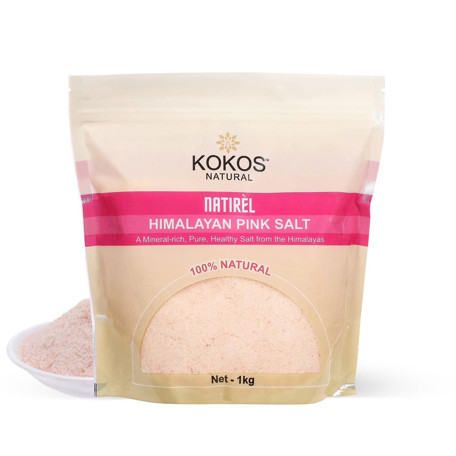 Natirèl Himalayan Pink Salt - 1kg
