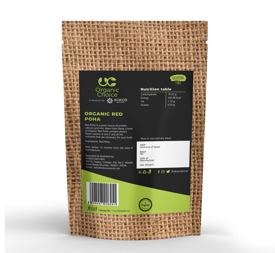 Organic Red Poha - 400gm