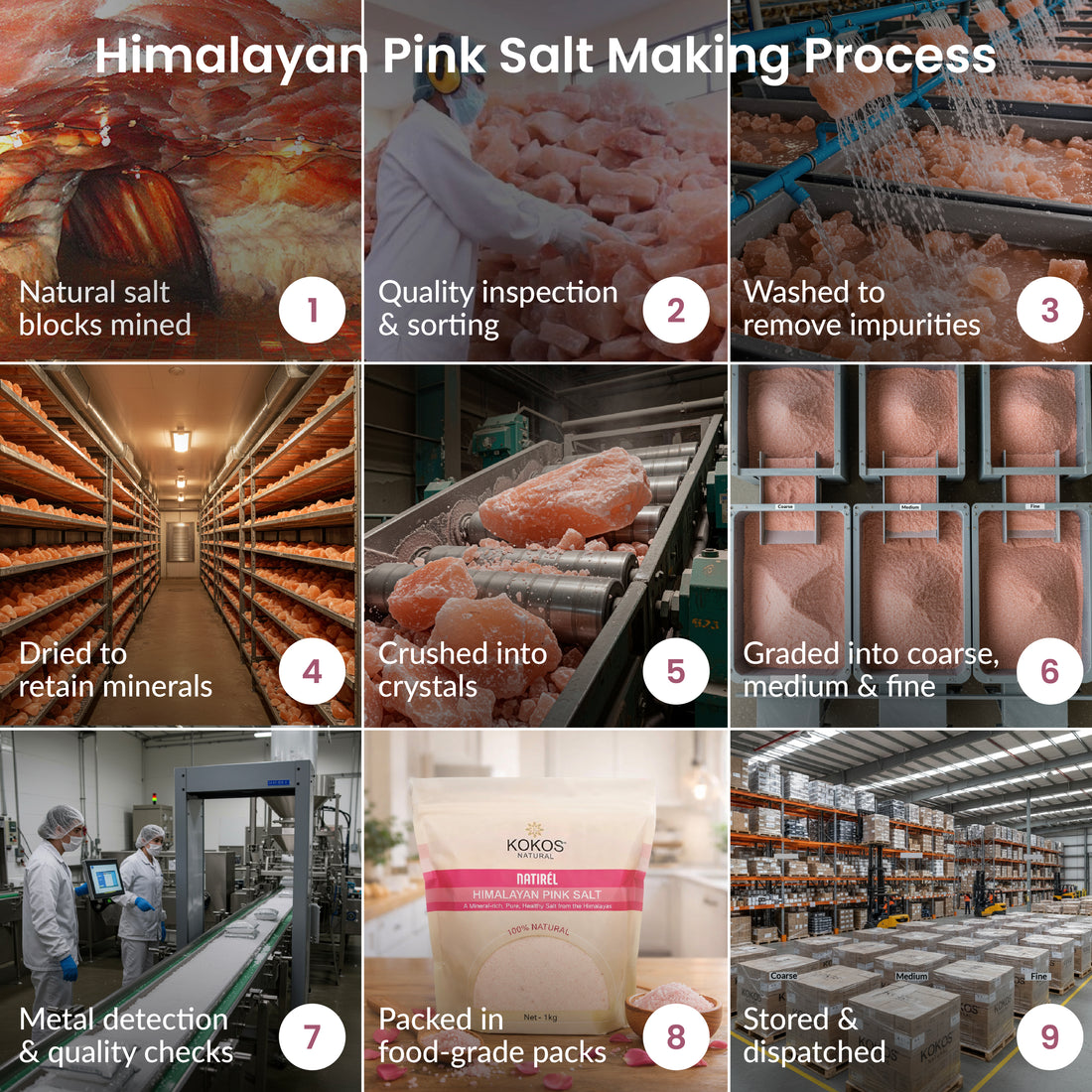 Himalayan Pink Salt - 1kg