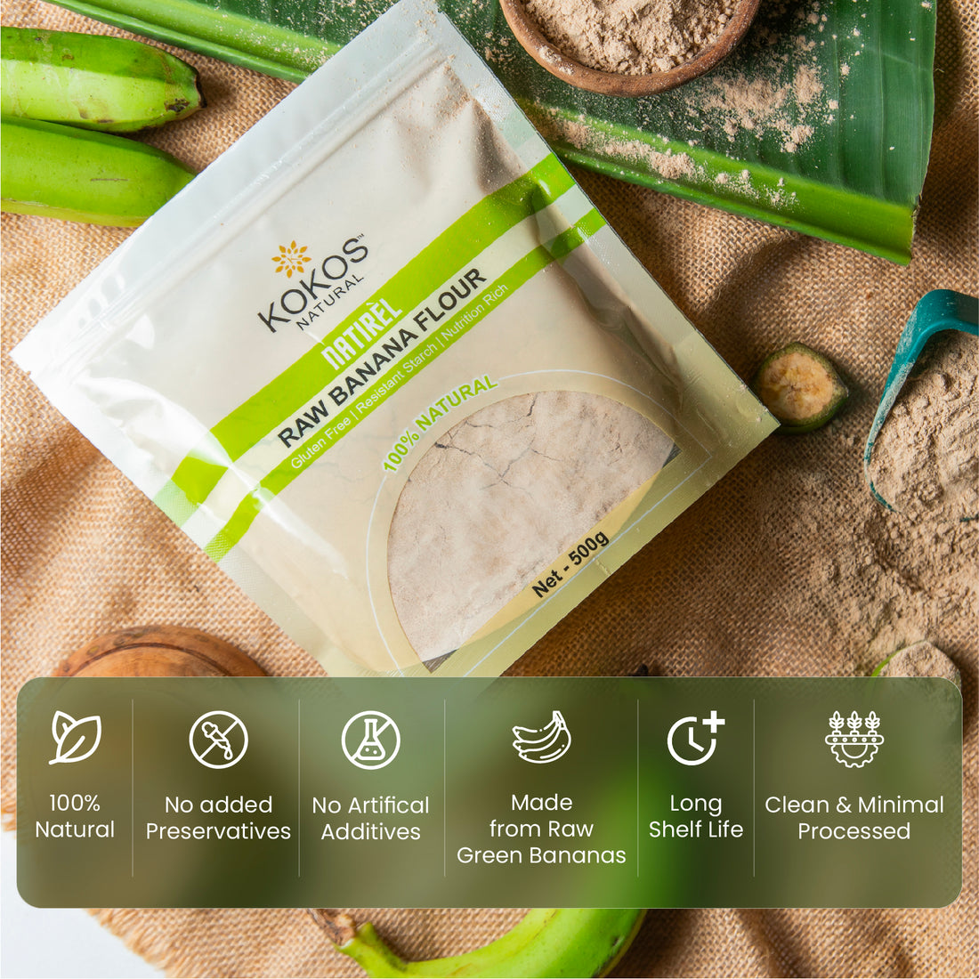 Raw Banana Flour - 500g