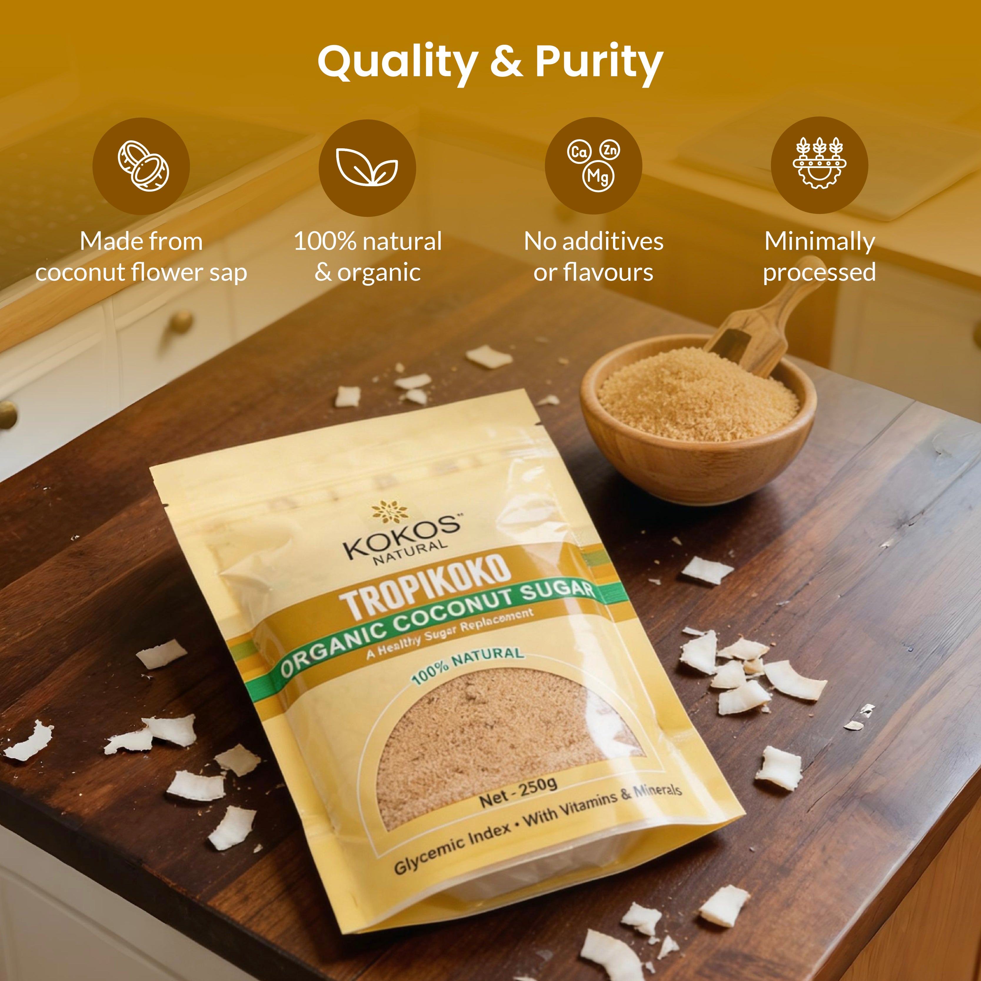 Organic Coconut Sugar - 250g