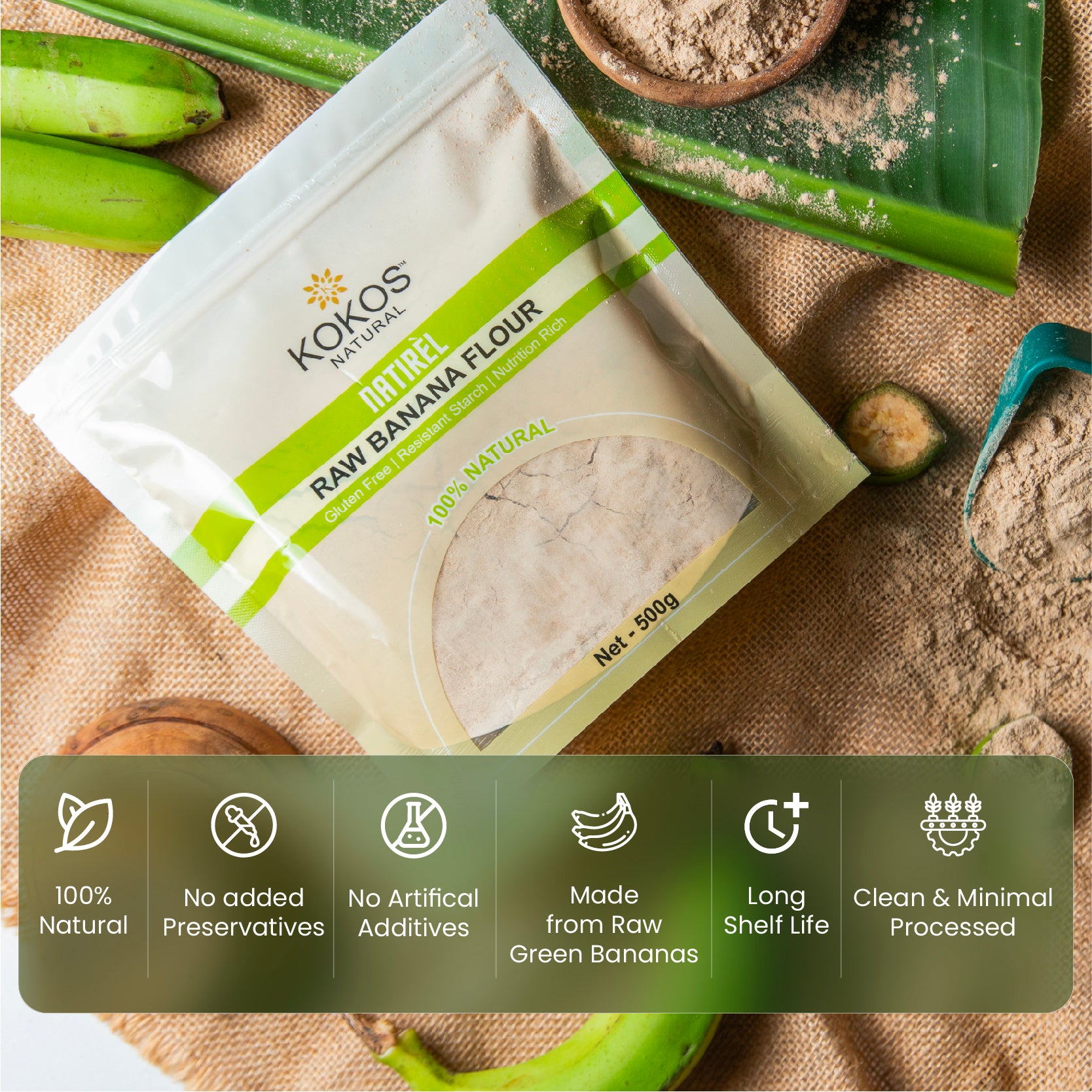 Raw Banana Flour - 500g