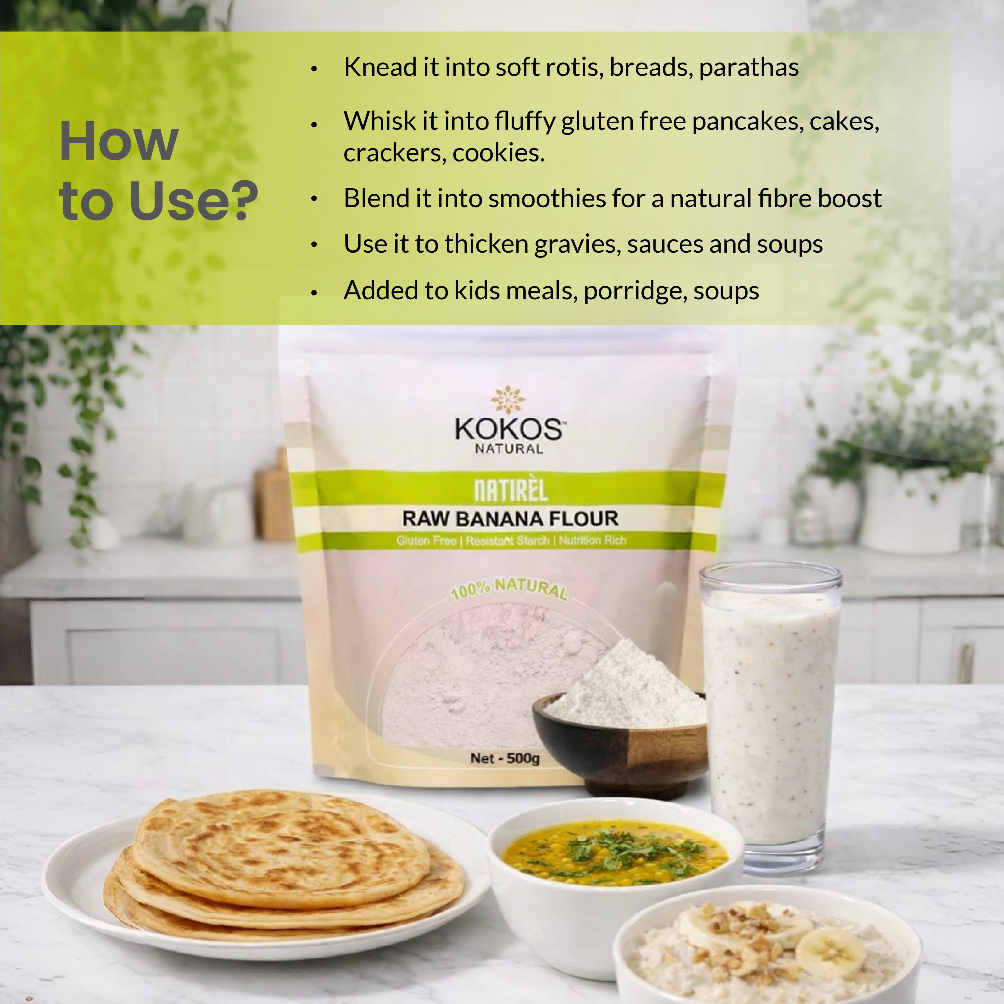 Raw Banana Flour - 500g