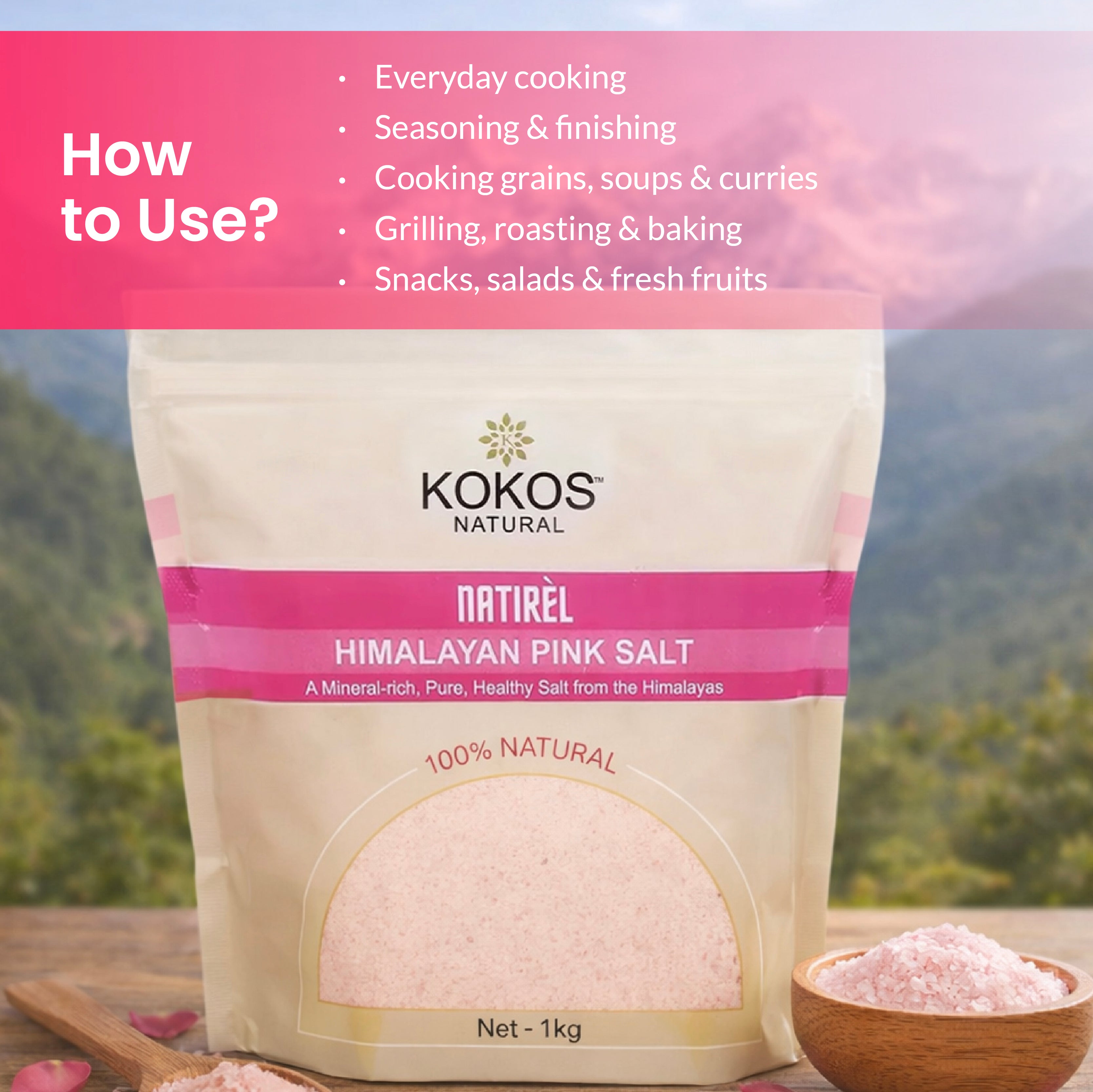 Himalayan Pink Salt - 1kg