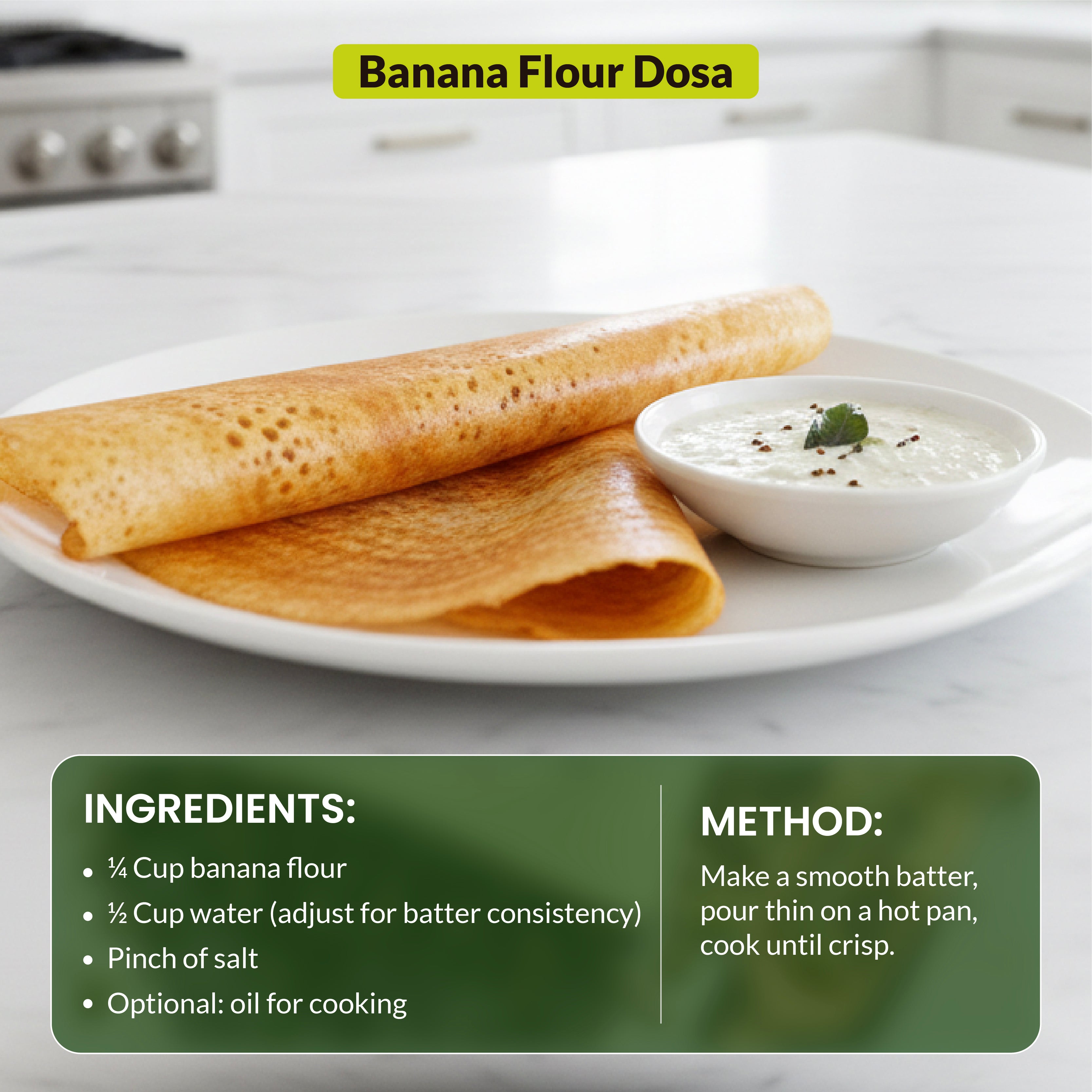 Raw Banana Flour - 500g