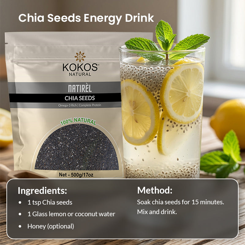 Kokos Natural Chia Seeds 500g