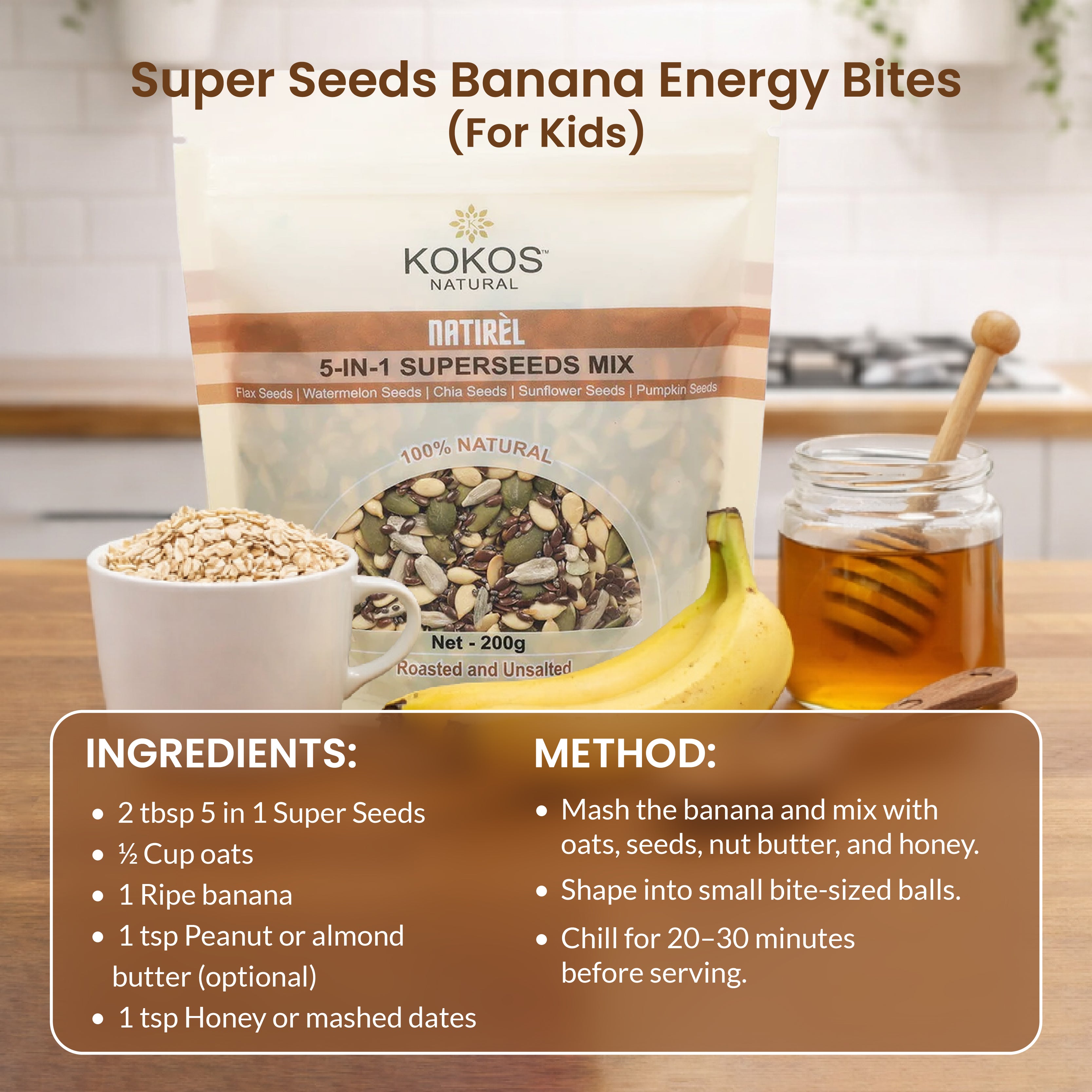 5-in-1 Super Seeds Mix - 200g