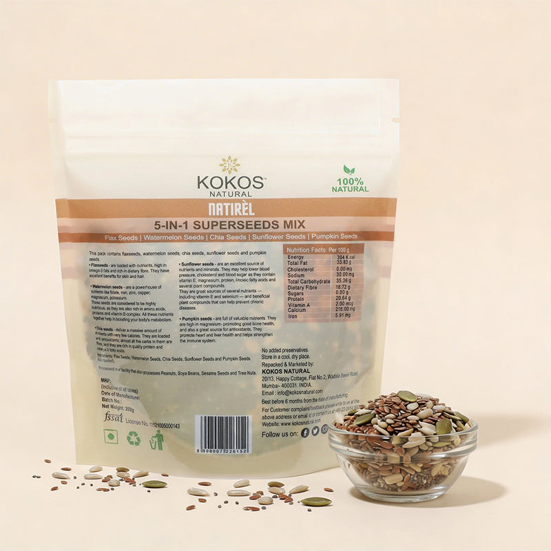 5-in-1 Super Seeds Mix - 200g
