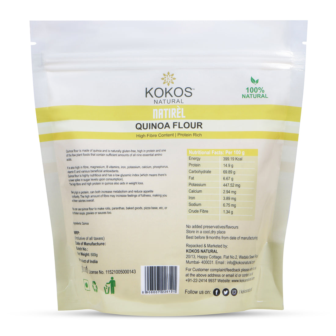Quinoa Flour - 500g
