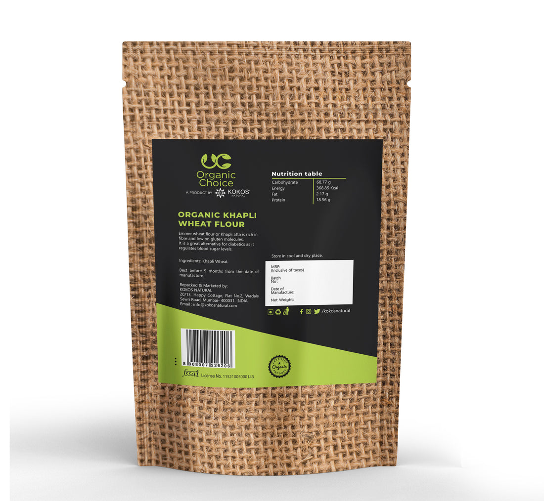 Organic Khapli Wheat Flour