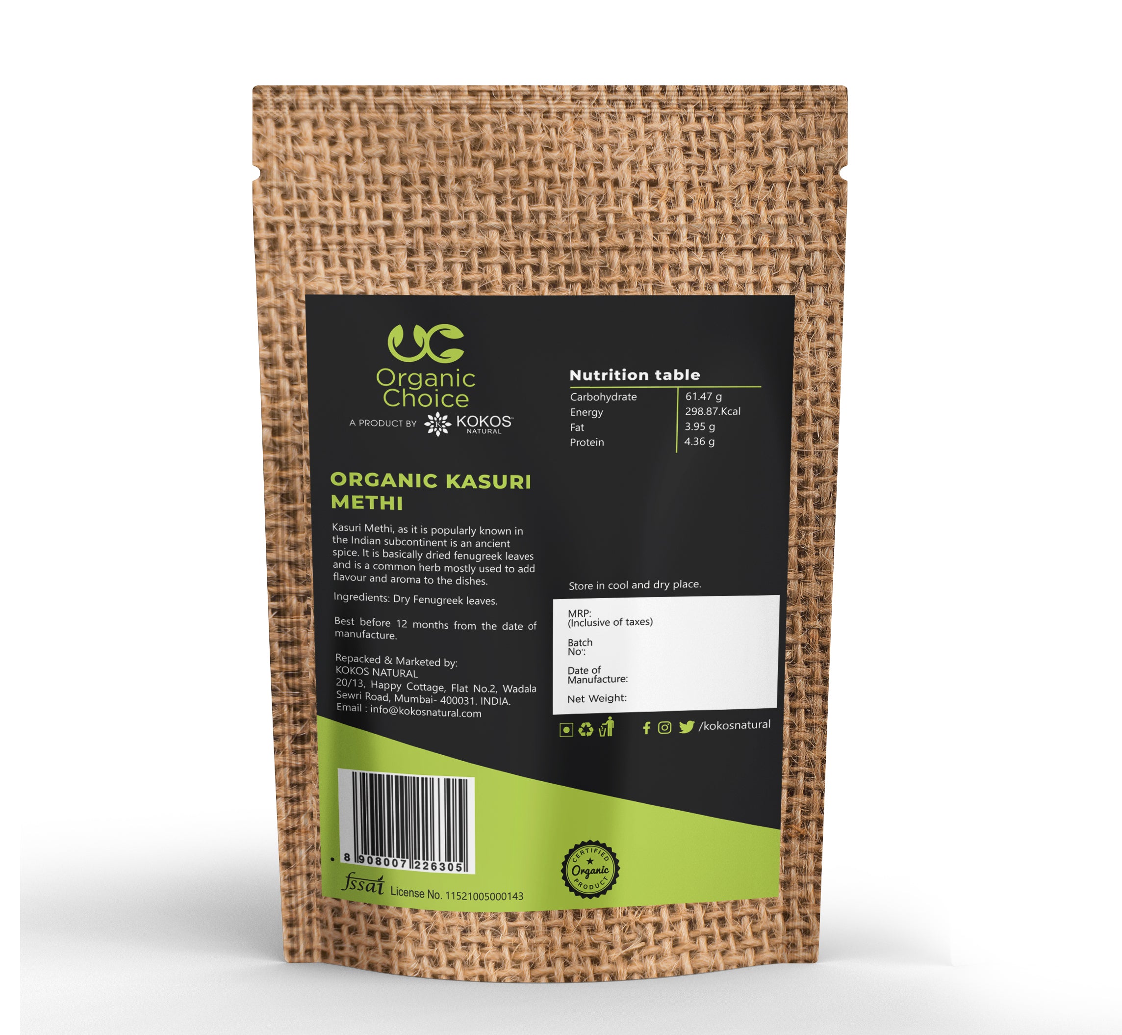 Organic Kasuri Methi