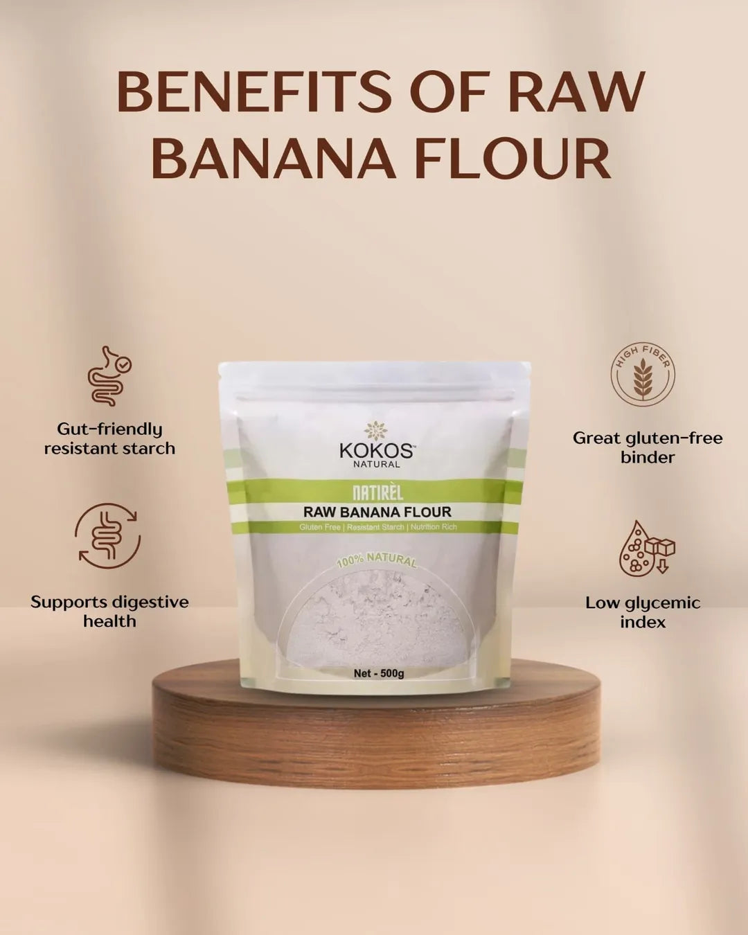 Raw Banana Flour - 500g