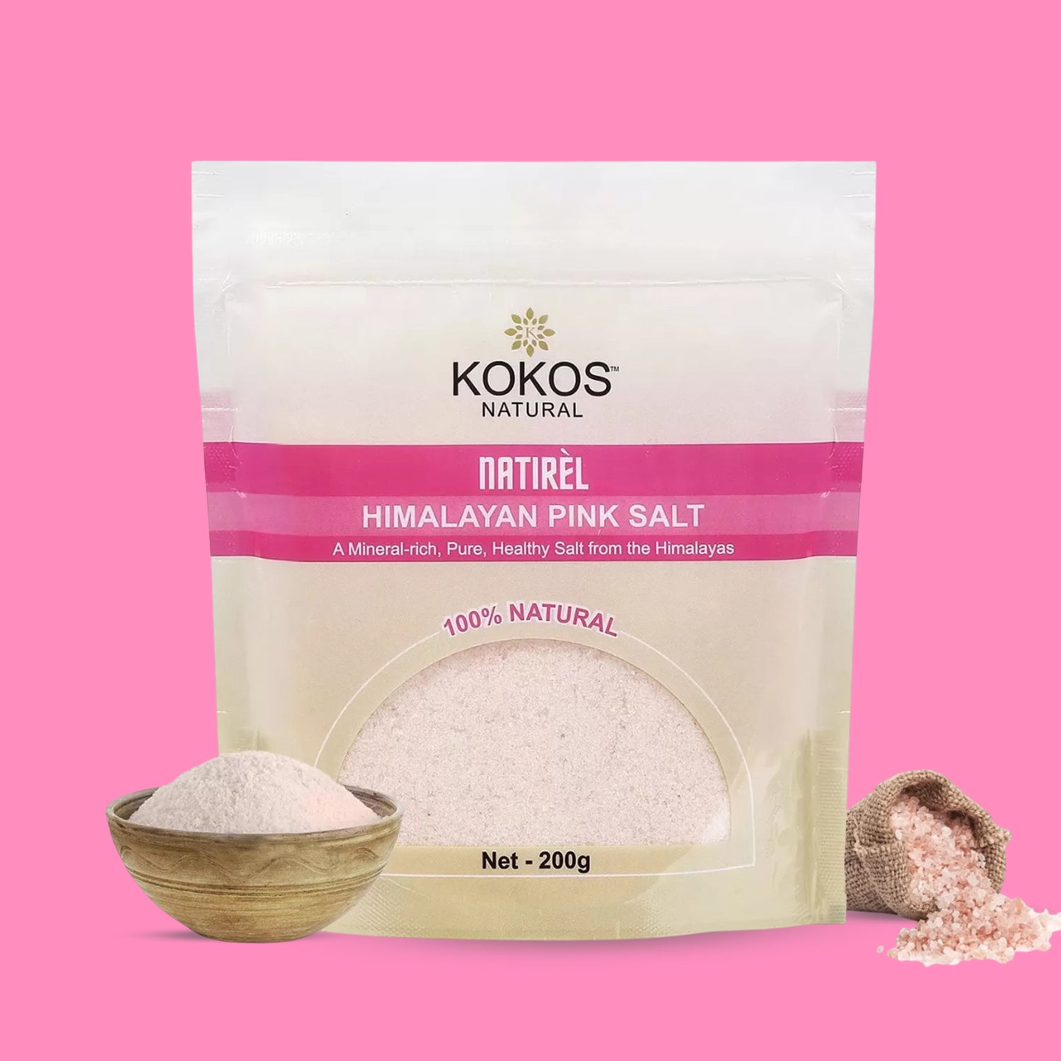 Natirèl Himalayan Pink Salt 200gm